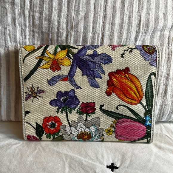 Gucci GG Marmont Flora Canvas Document Case - Picture 3 of 5